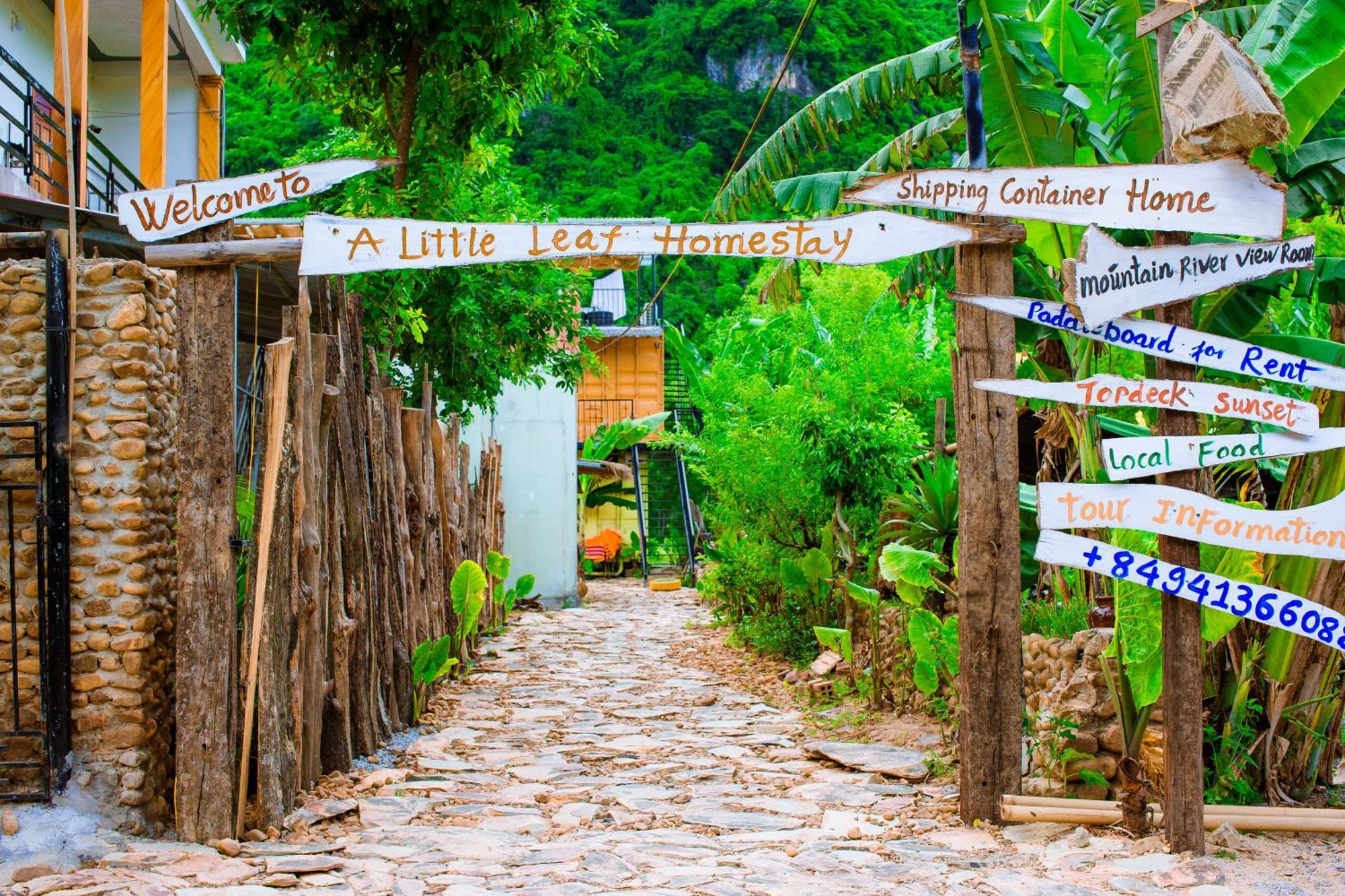 Phong Nha A Little Leaf Homestay Экстерьер фото